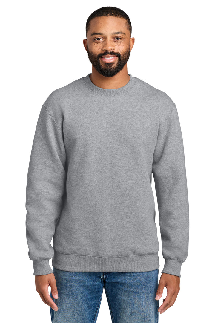 Port &amp; Co Foundation Fleece Pullover Crewneck Sweatshirt