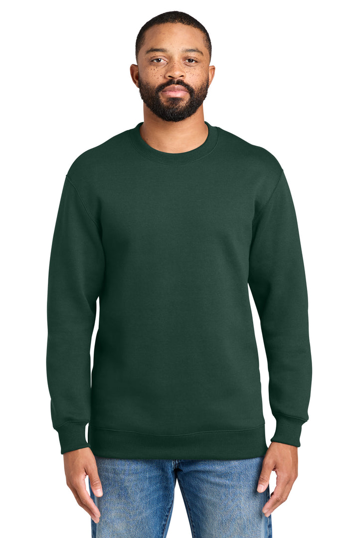 Port &amp; Co Foundation Fleece Pullover Crewneck Sweatshirt