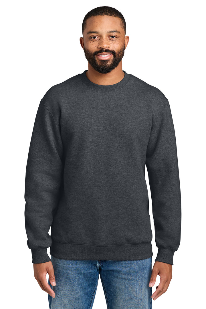 Port &amp; Co Foundation Fleece Pullover Crewneck Sweatshirt