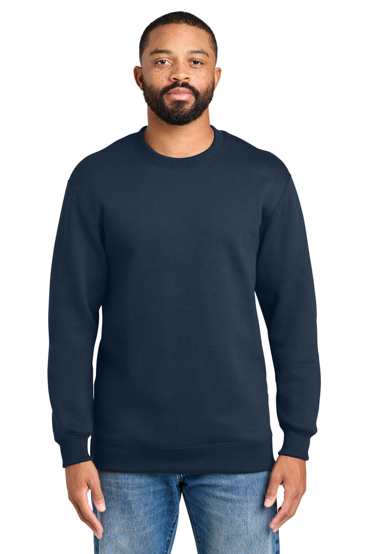 Port &amp; Co Foundation Fleece Pullover Crewneck Sweatshirt