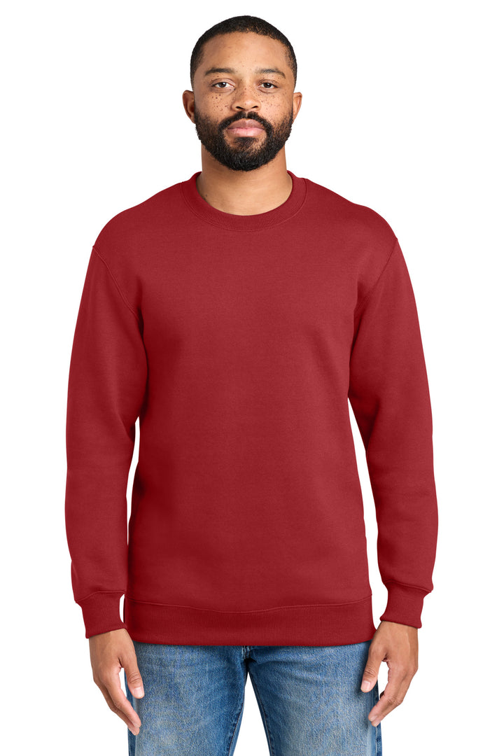 Port &amp; Co Foundation Fleece Pullover Crewneck Sweatshirt