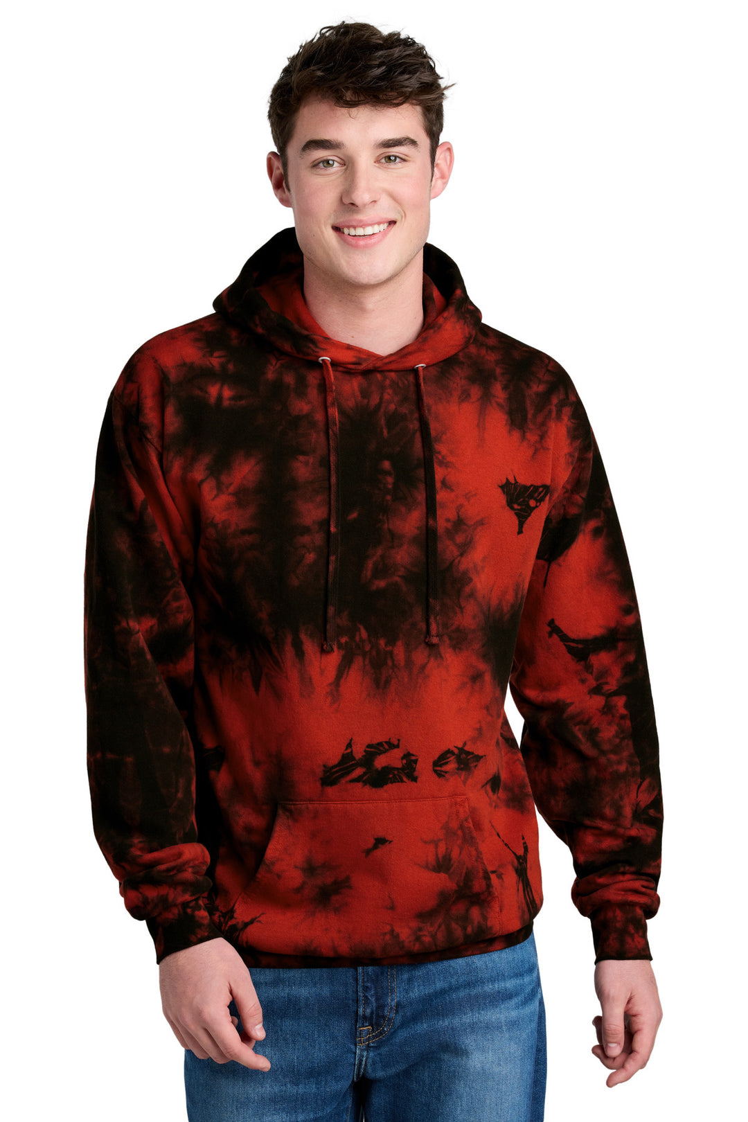 Port &amp; Co Crystal Tie-Dye Pullover Hoodie