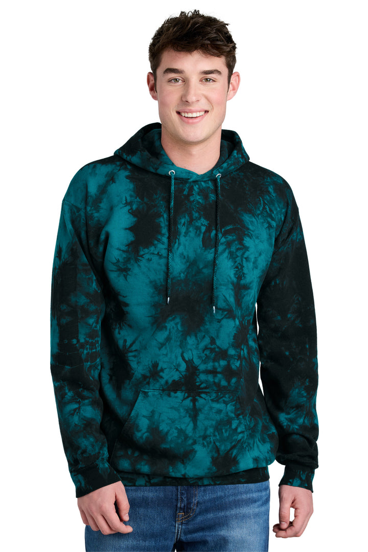 Port &amp; Co Crystal Tie-Dye Pullover Hoodie