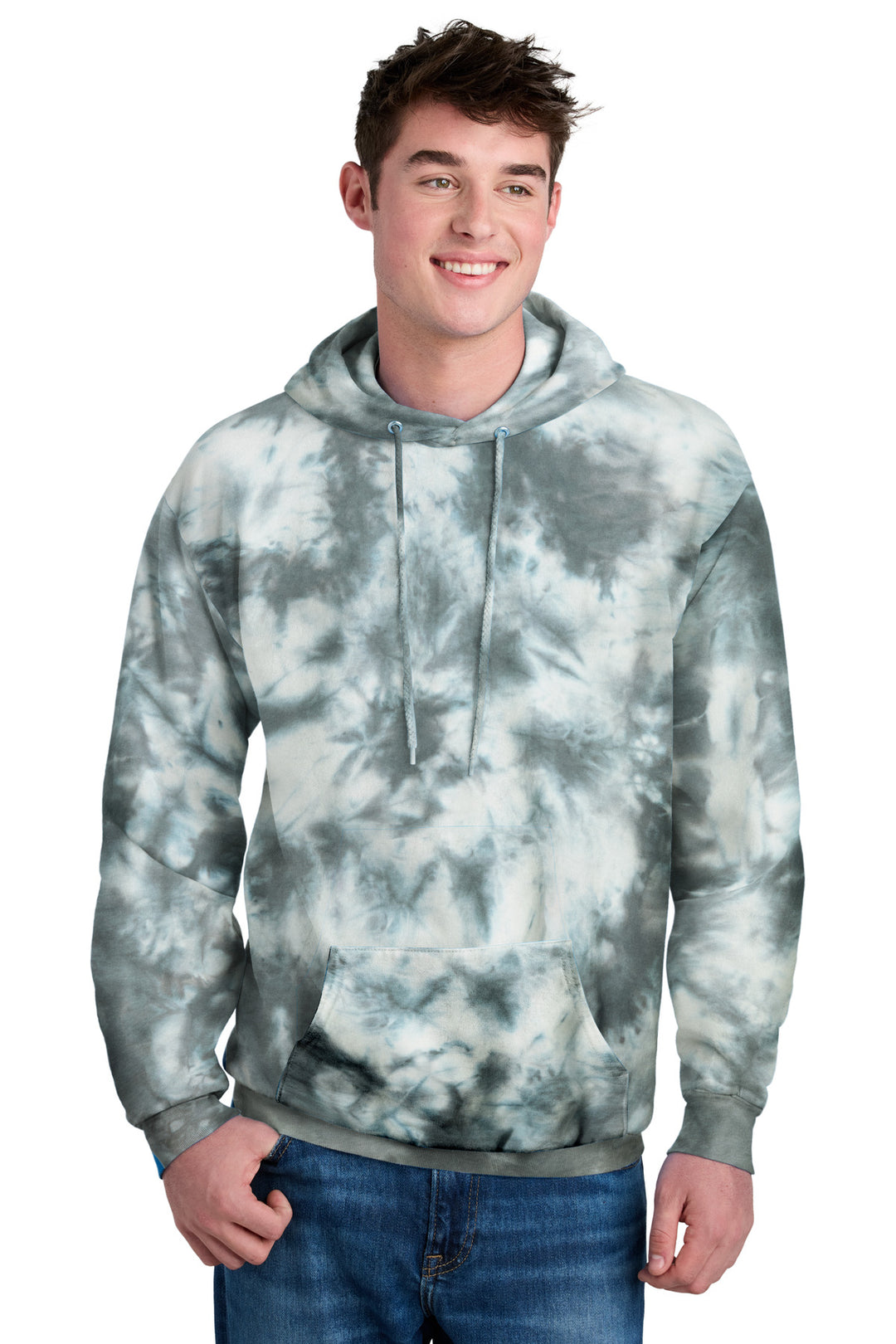 Port &amp; Co Crystal Tie-Dye Pullover Hoodie