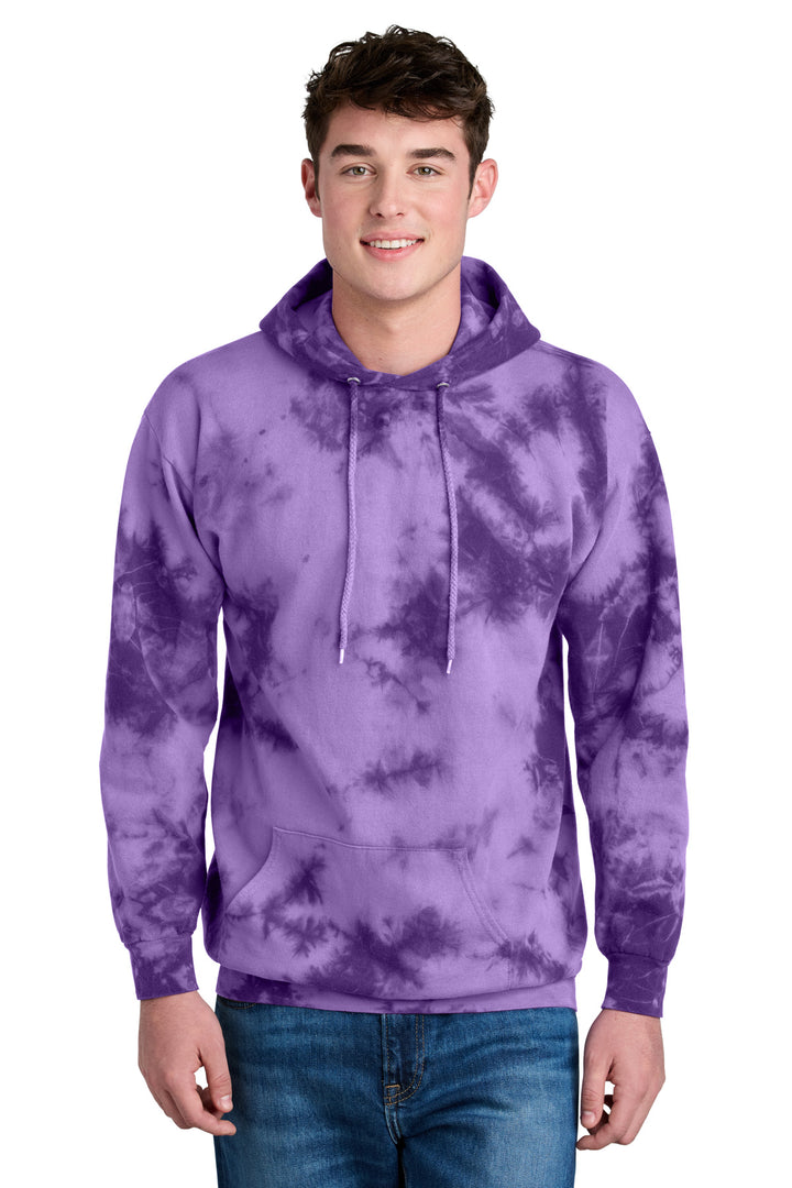 Port &amp; Co Crystal Tie-Dye Pullover Hoodie