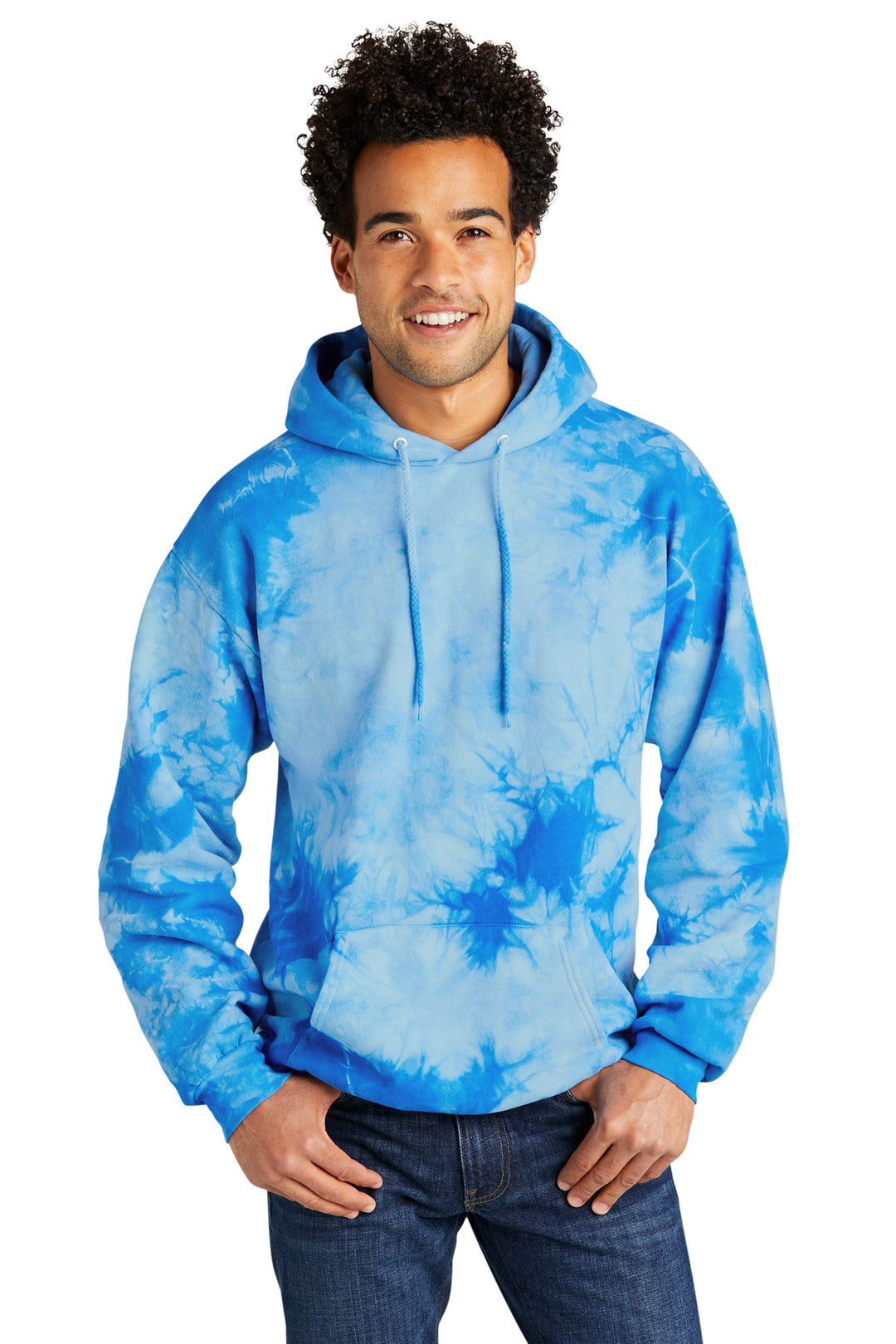 Port &amp; Co Crystal Tie-Dye Pullover Hoodie