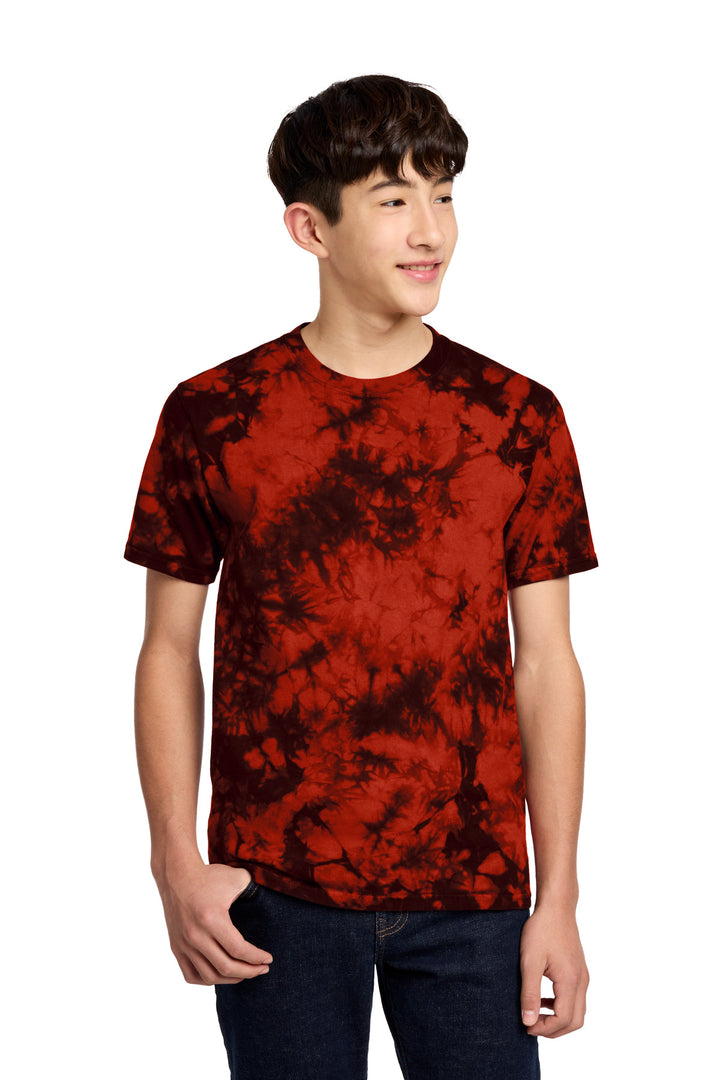 Port &amp; Co Youth Crystal Tie-Dye Tee