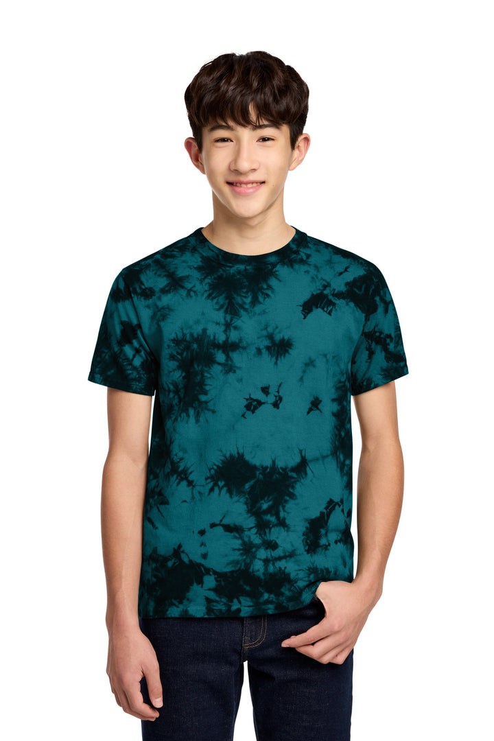 Port &amp; Co Youth Crystal Tie-Dye Tee