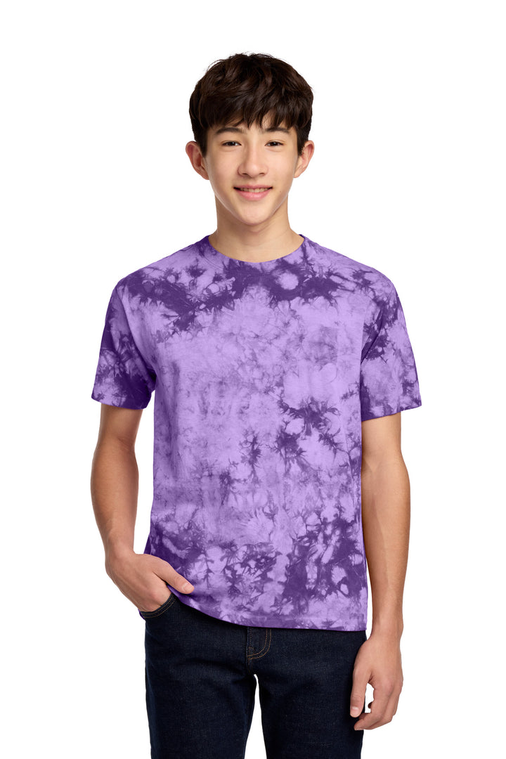 Port &amp; Co Youth Crystal Tie-Dye Tee