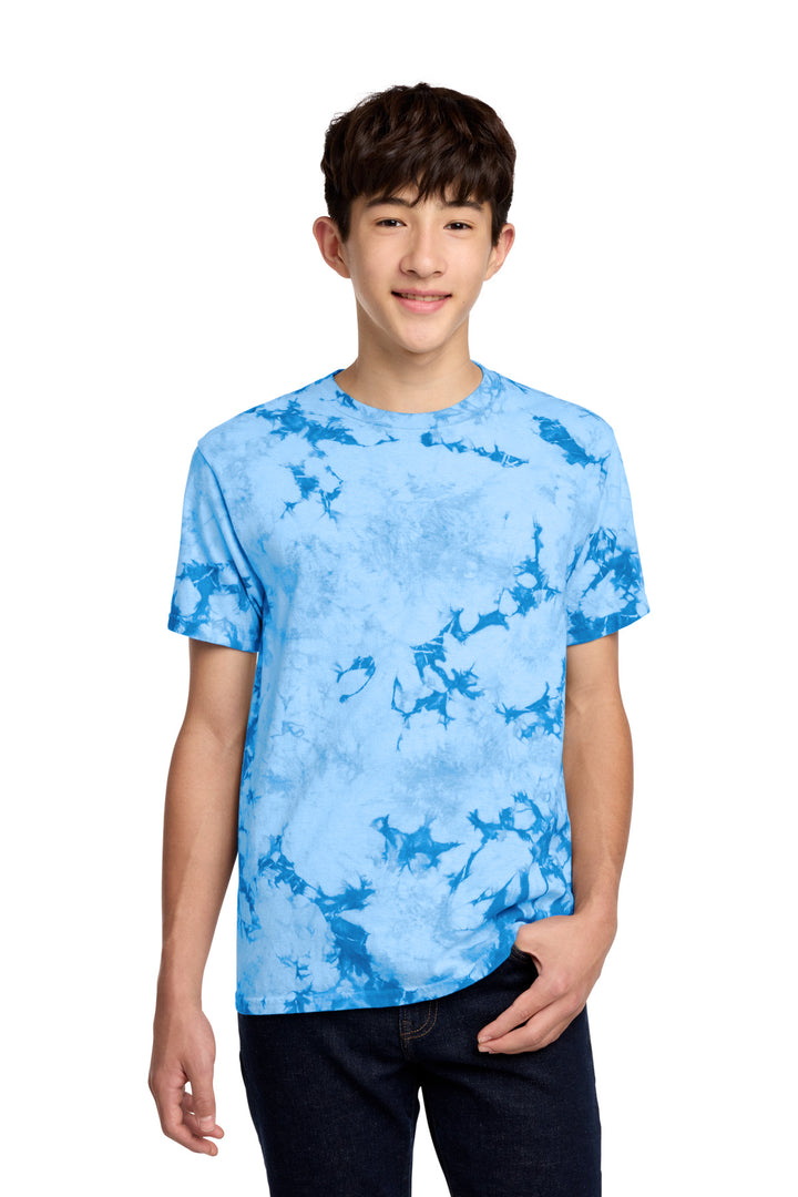 Port &amp; Co Youth Crystal Tie-Dye Tee