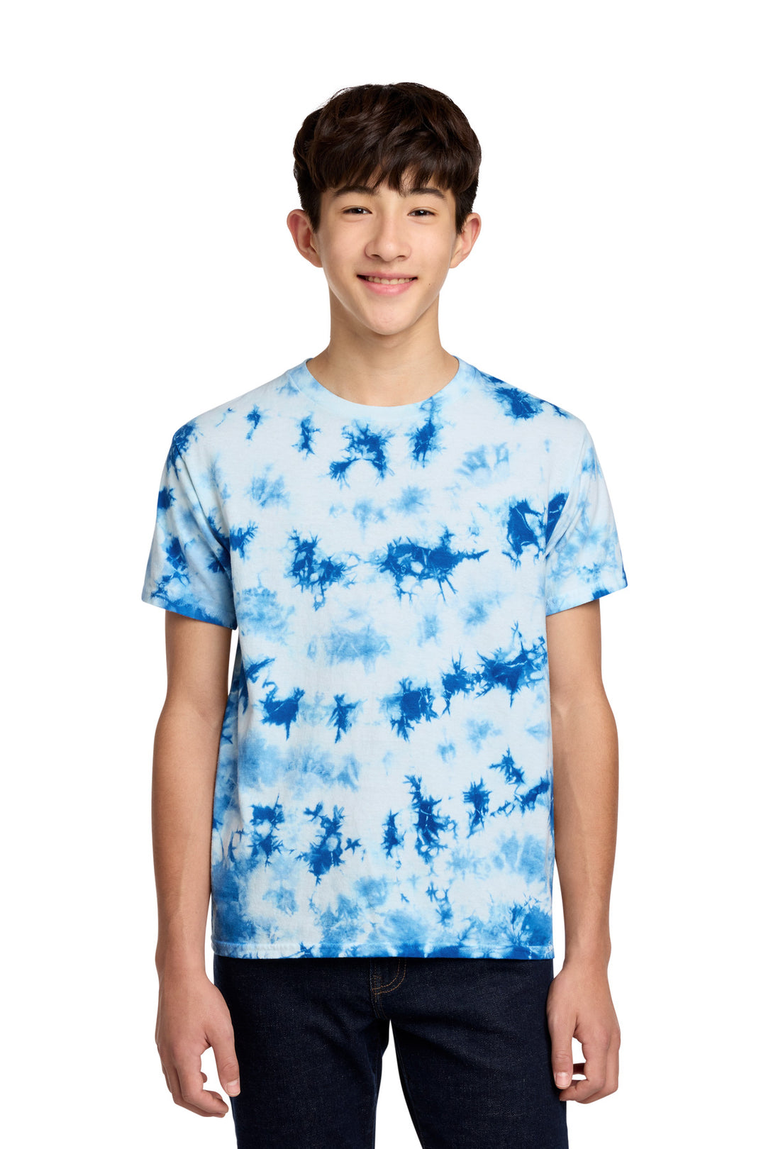 Port &amp; Co Youth Crystal Tie-Dye Tee