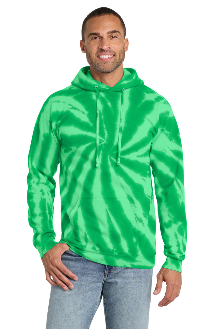 Port &amp; Co Tie-Dye Pullover Hooded Sweatshirt