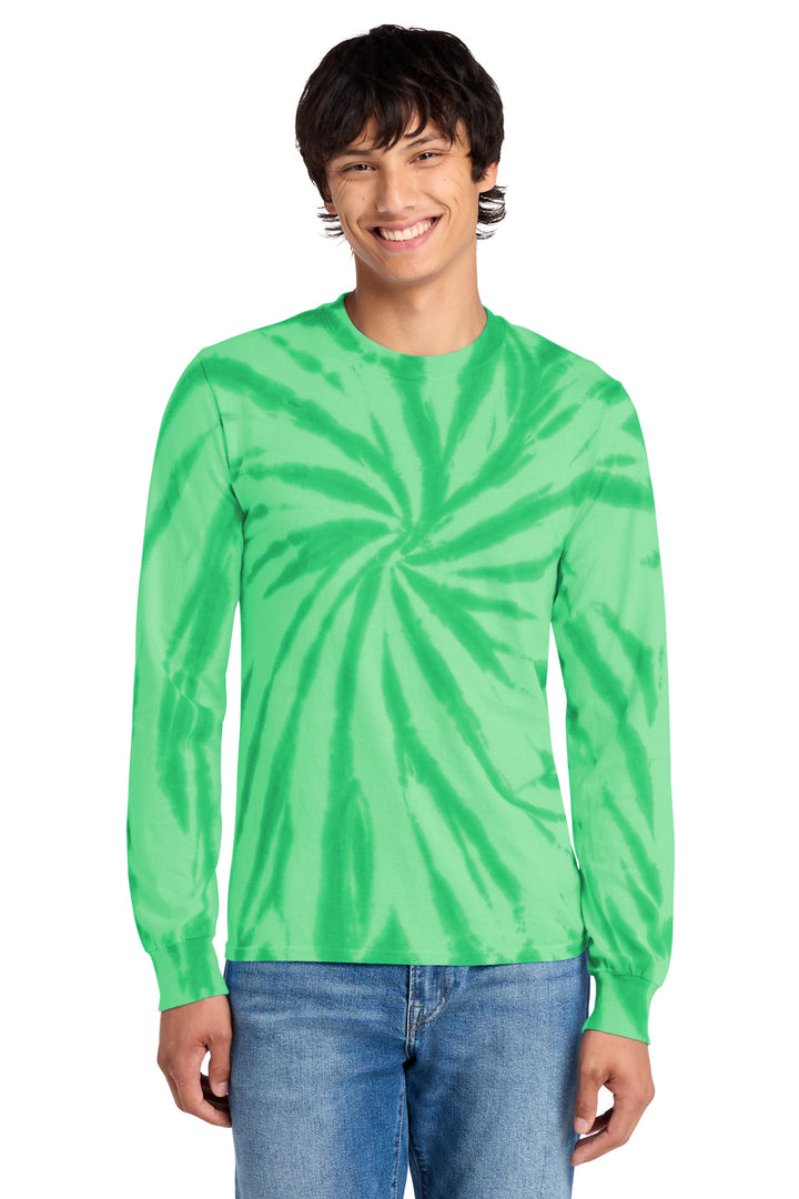 Port &amp; Co Tie-Dye Long Sleeve Tee