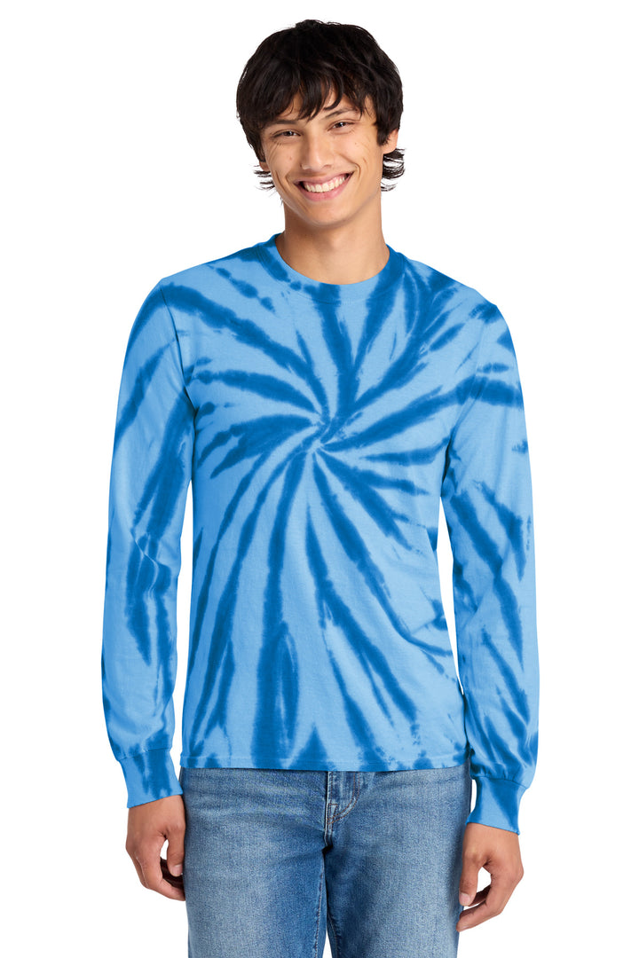 Port &amp; Co Tie-Dye Long Sleeve Tee