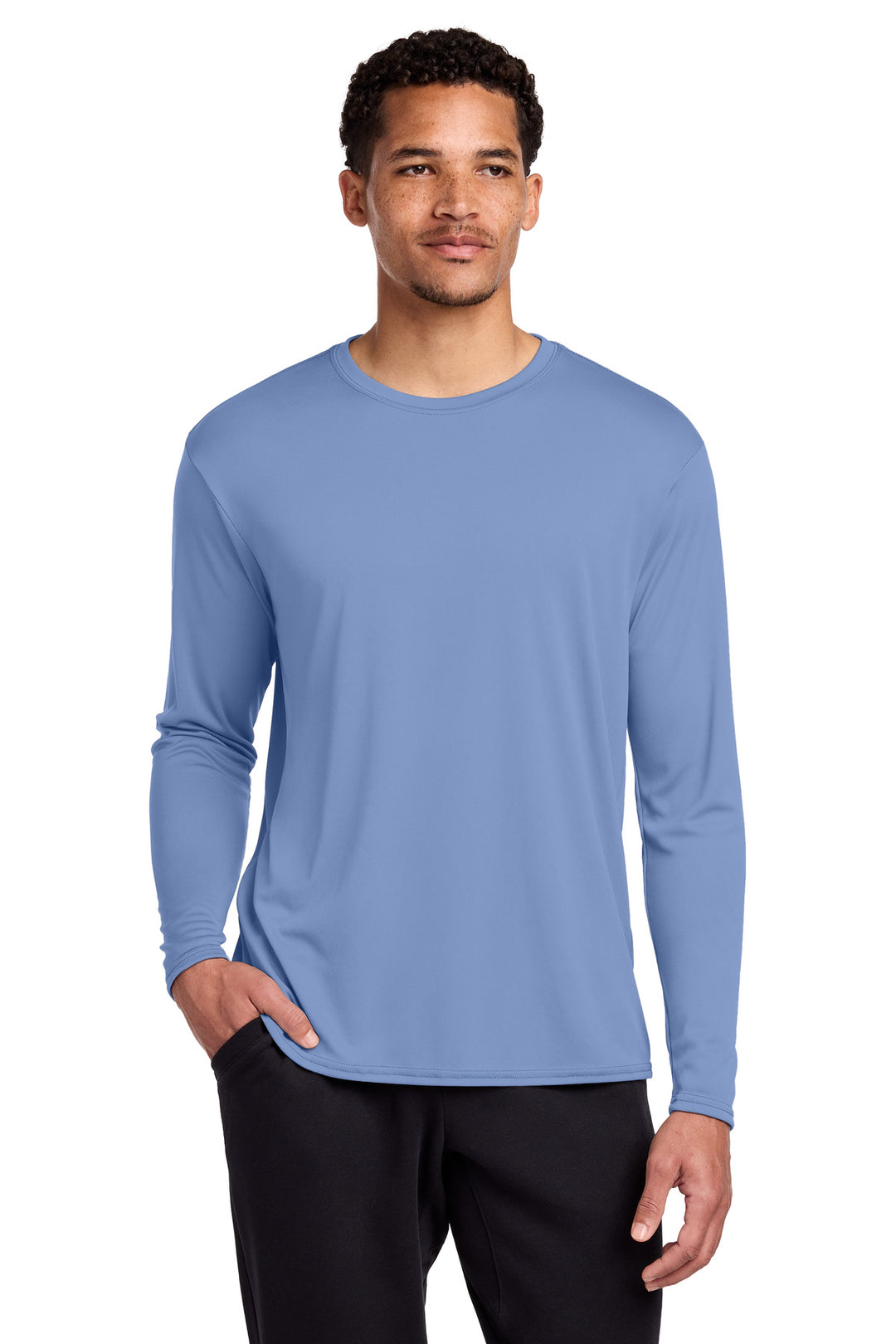 Port &amp; Co Long Sleeve Performance Tee