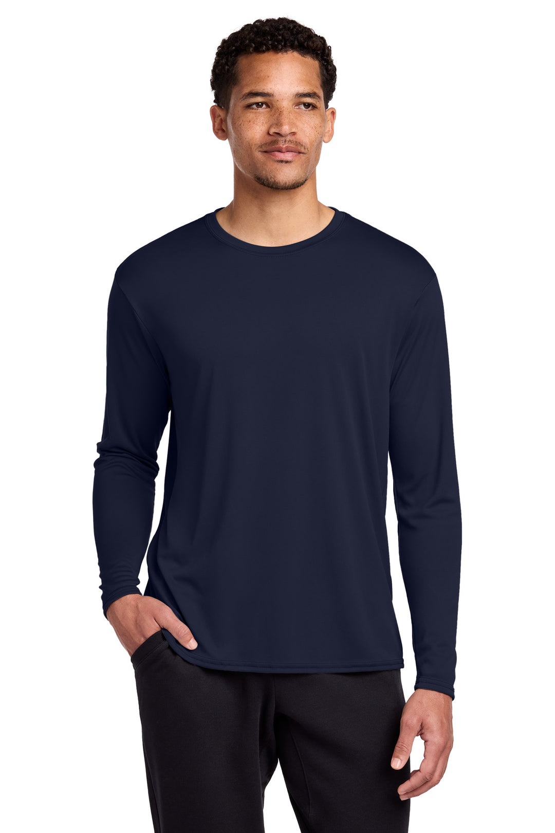 Port &amp; Co Long Sleeve Performance Tee