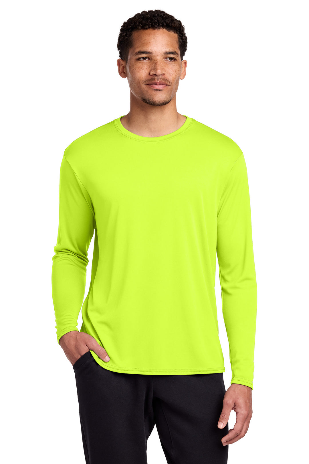 Port &amp; Co Long Sleeve Performance Tee