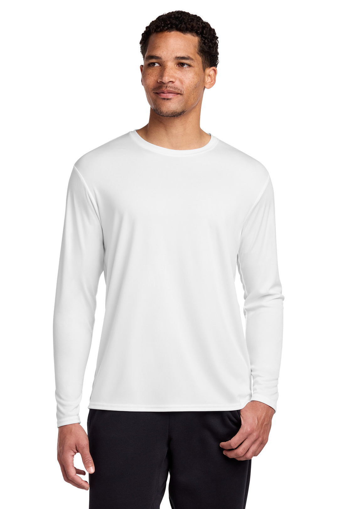 Port &amp; Co Long Sleeve Performance Tee