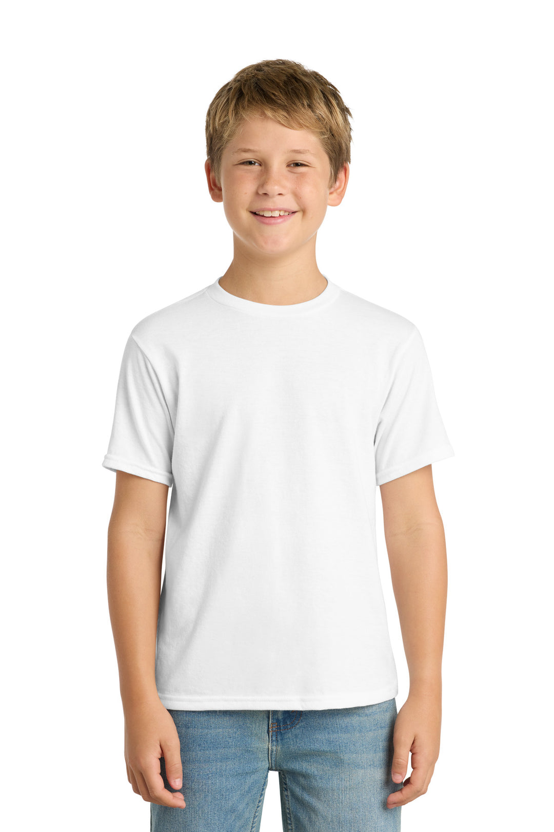 Port &amp; Co Youth Performance Blend Tee