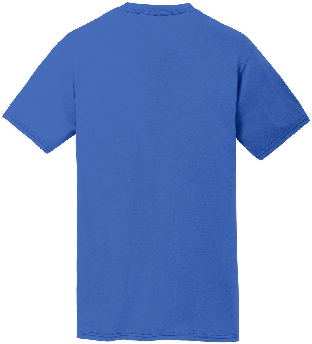 Blue t-shirt on a white background