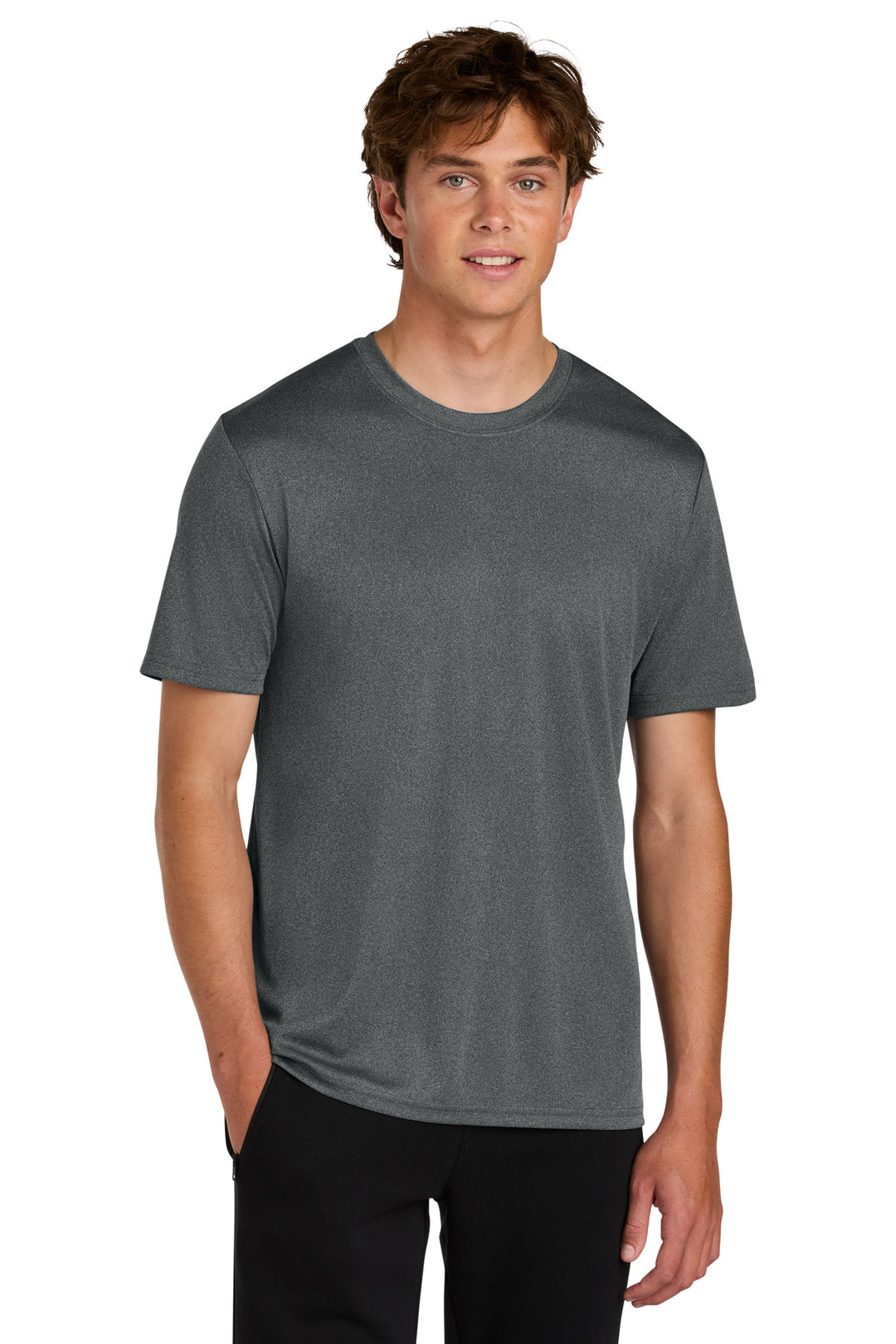 Port &amp; Co Heather Performance Tee