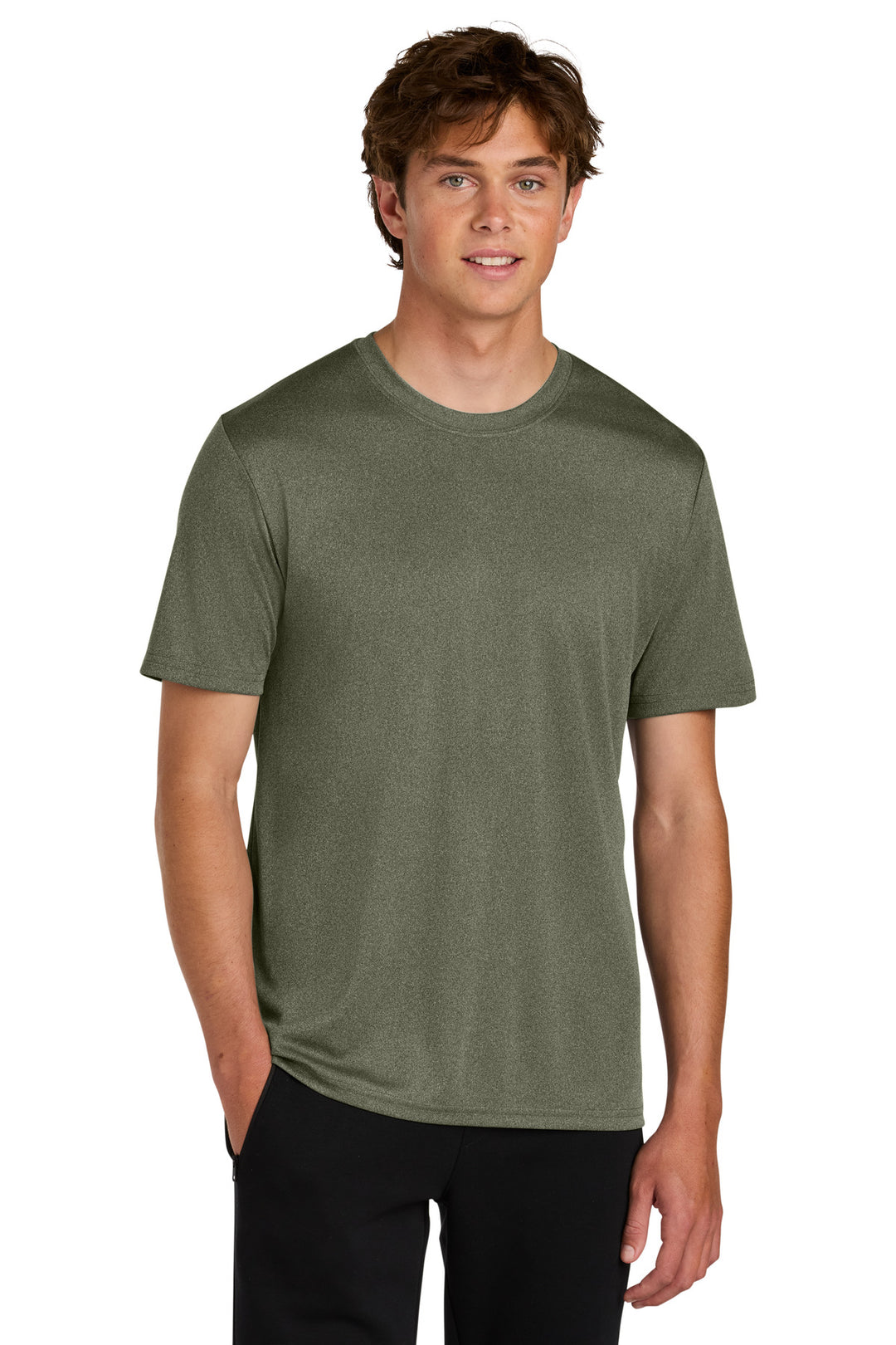 Port &amp; Co Heather Performance Tee