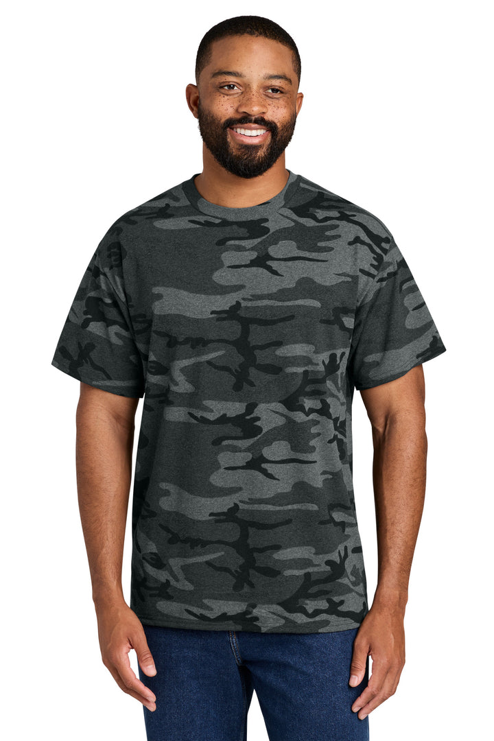 Port &amp; Co Core Cotton Camo Tee