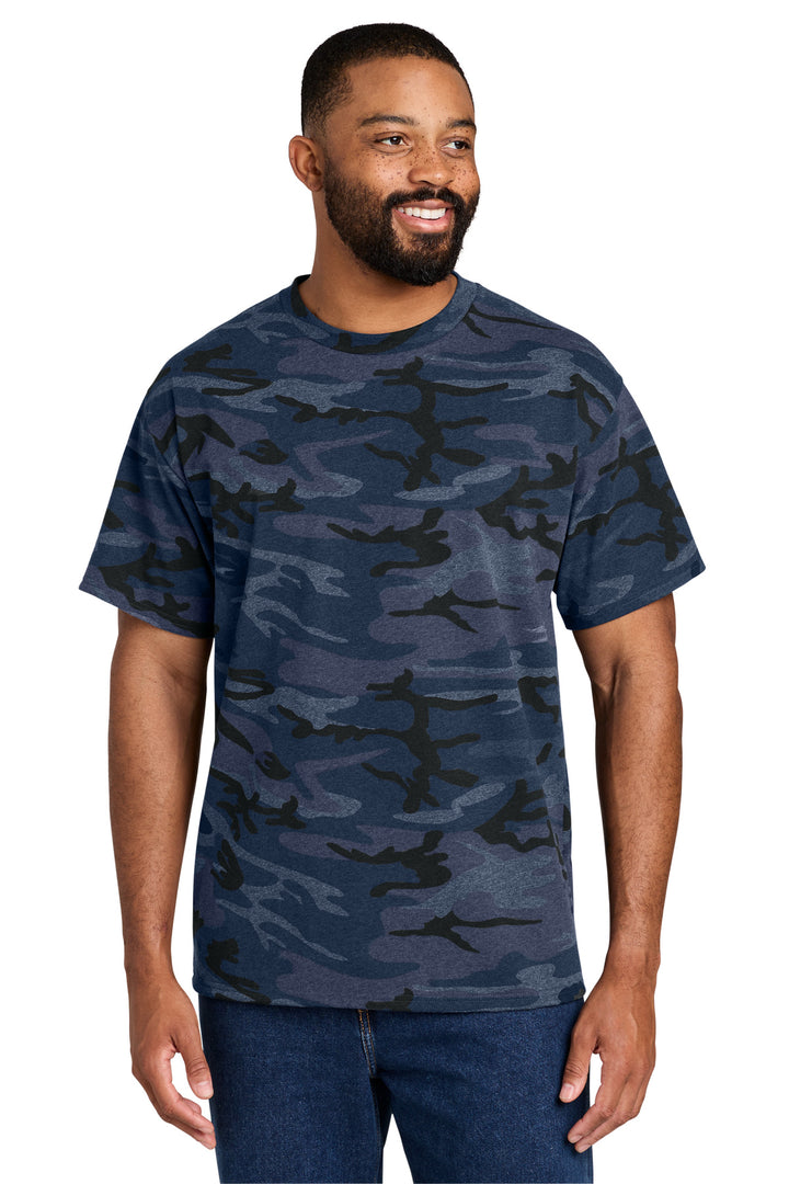 Port &amp; Co Core Cotton Camo Tee