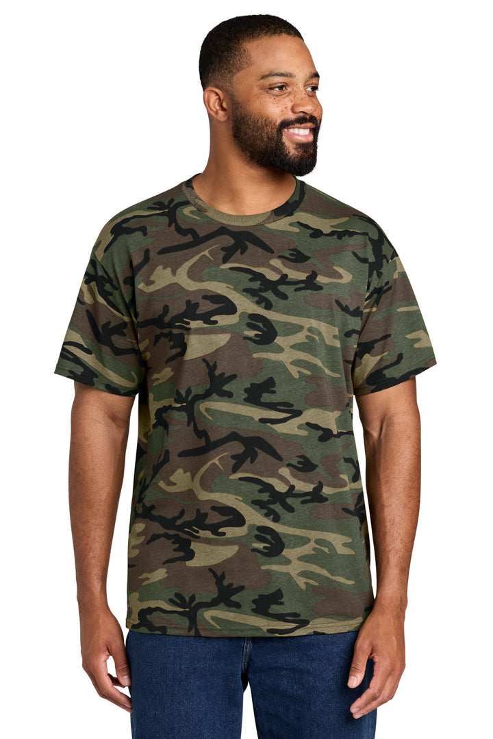 Port &amp; Co Core Cotton Camo Tee