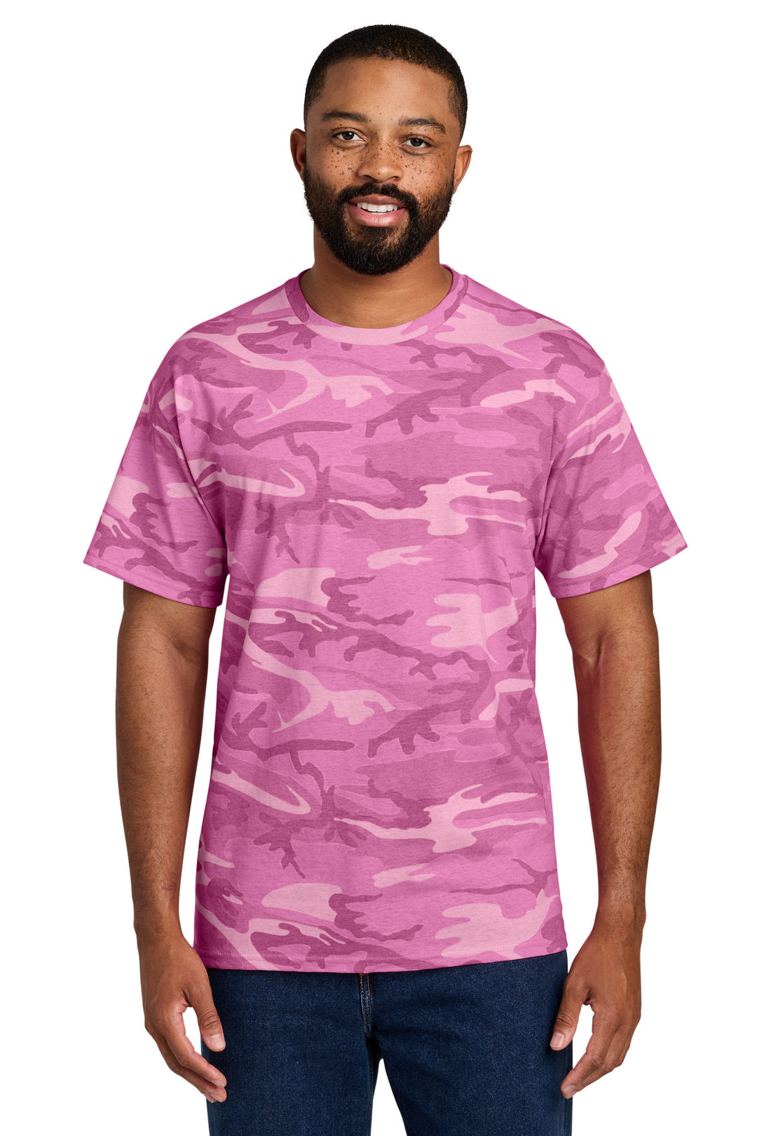 Port &amp; Co Core Cotton Camo Tee
