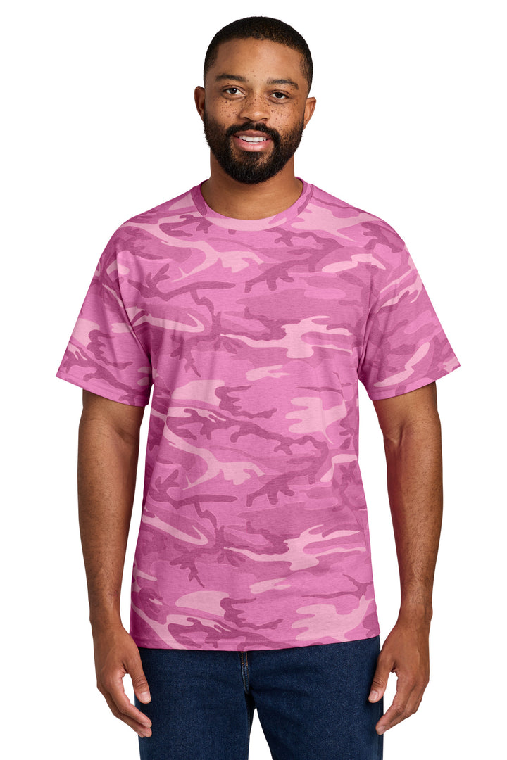 Port &amp; Co Core Cotton Camo Tee