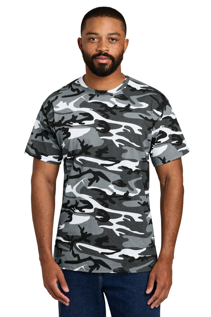 Port &amp; Co Core Cotton Camo Tee