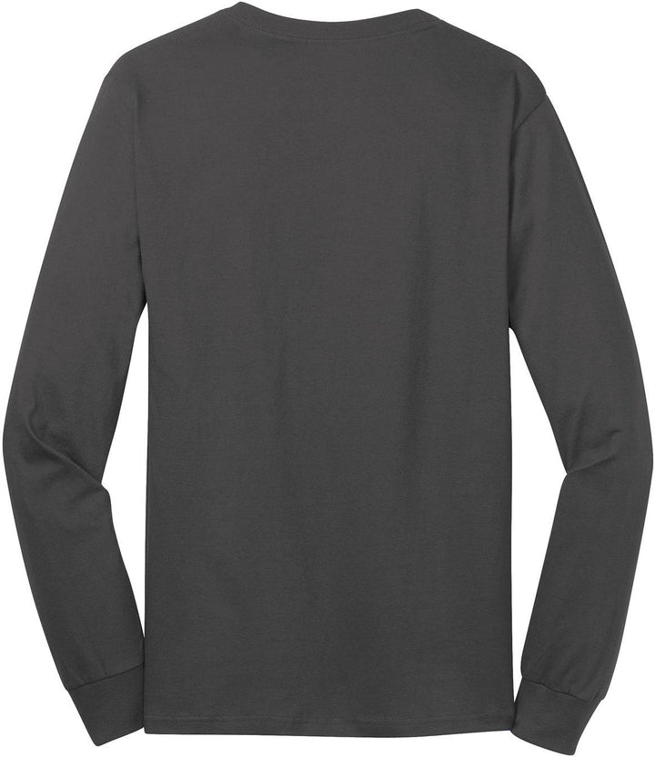 Port & Co Long Sleeve Core Cotton Tee. PC54LS