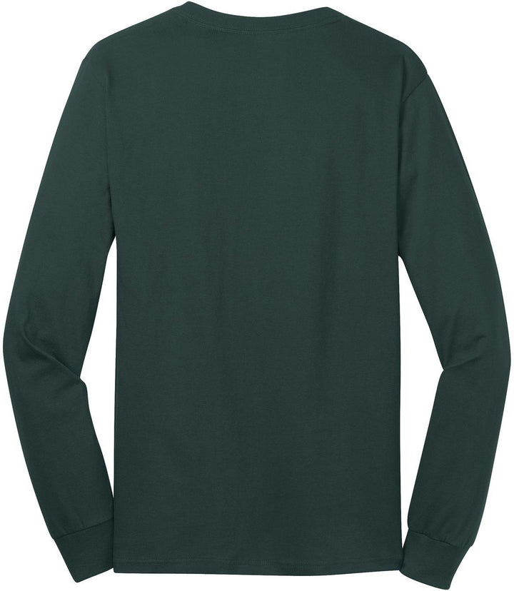 Port & Co Long Sleeve Core Cotton Tee. PC54LS