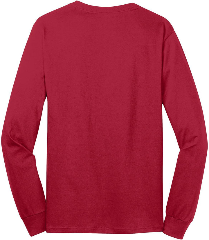 Port & Co Long Sleeve Core Cotton Tee. PC54LS