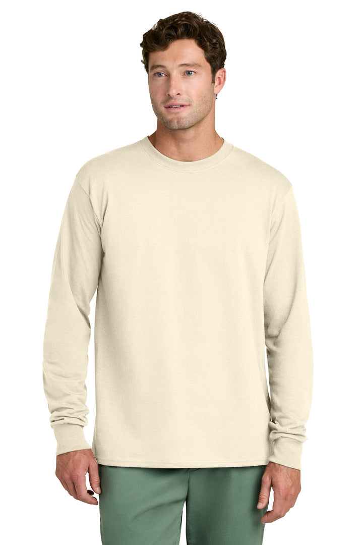 Port &amp; Co Long Sleeve Core Cotton Tee