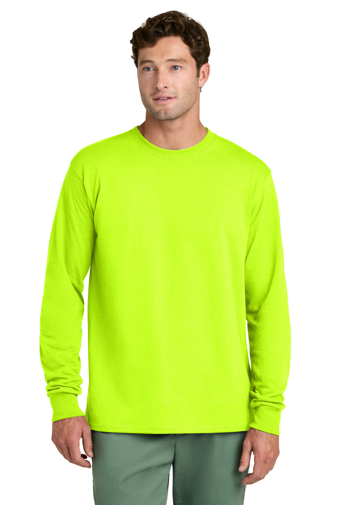 Port &amp; Co Long Sleeve Core Cotton Tee