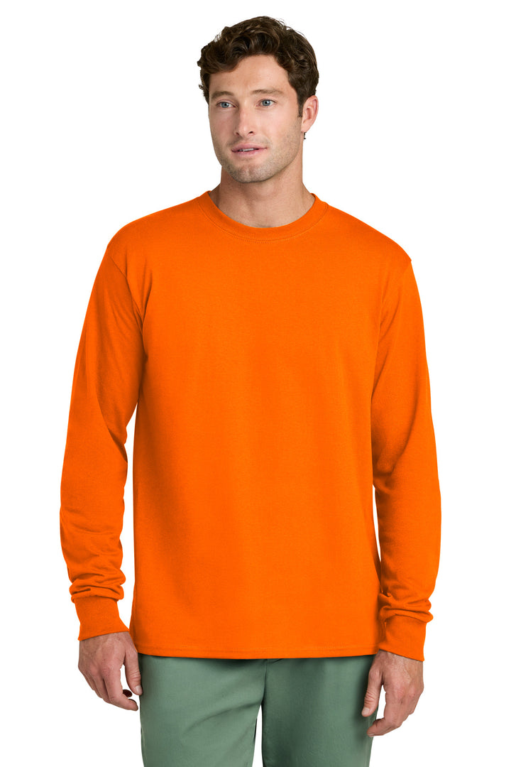Port &amp; Co PC54LS Long Sleeve Core Cotton Tee