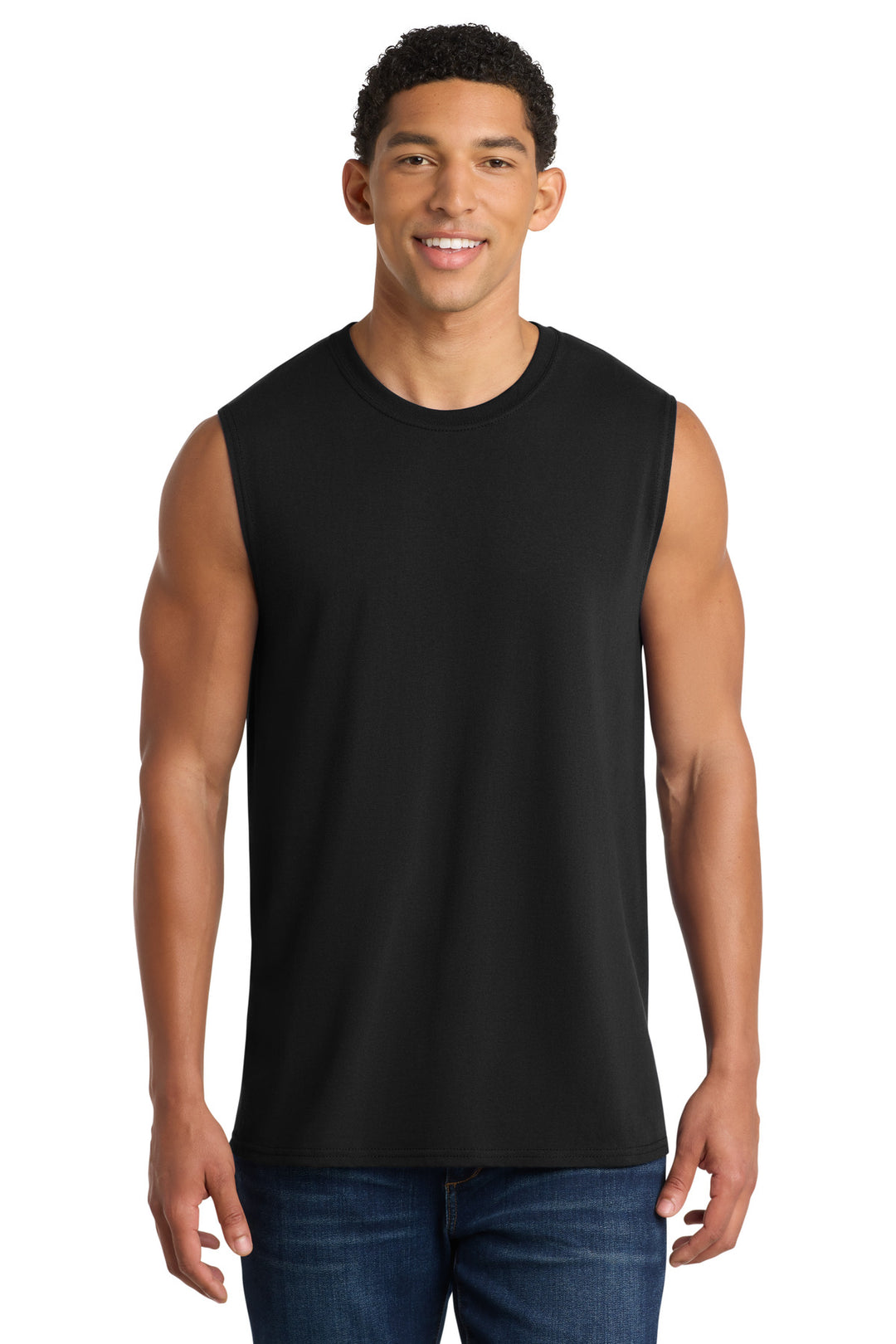 Port &amp; Co PC54SL Core Cotton Sleeveless Tee