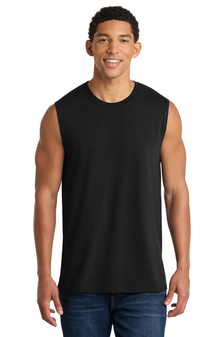 Port &amp; Co PC54SL Core Cotton Sleeveless Tee