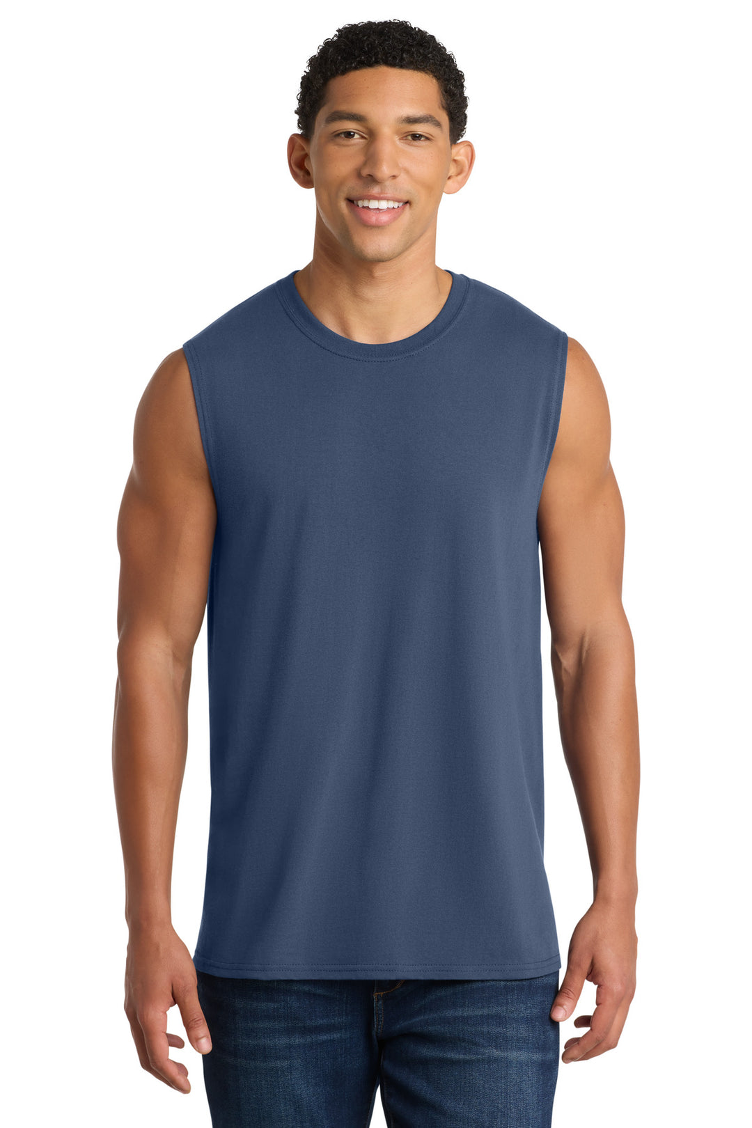 Port &amp; Co PC54SL Core Cotton Sleeveless Tee