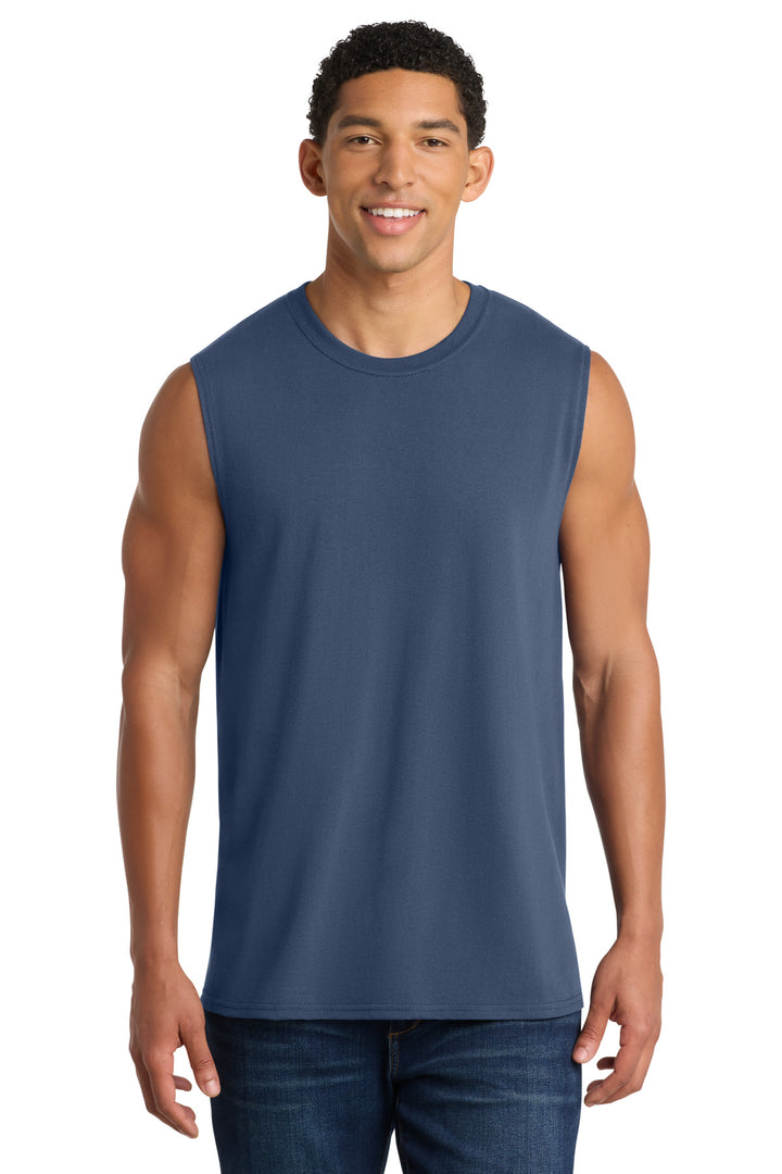Port &amp; Co PC54SL Core Cotton Sleeveless Tee