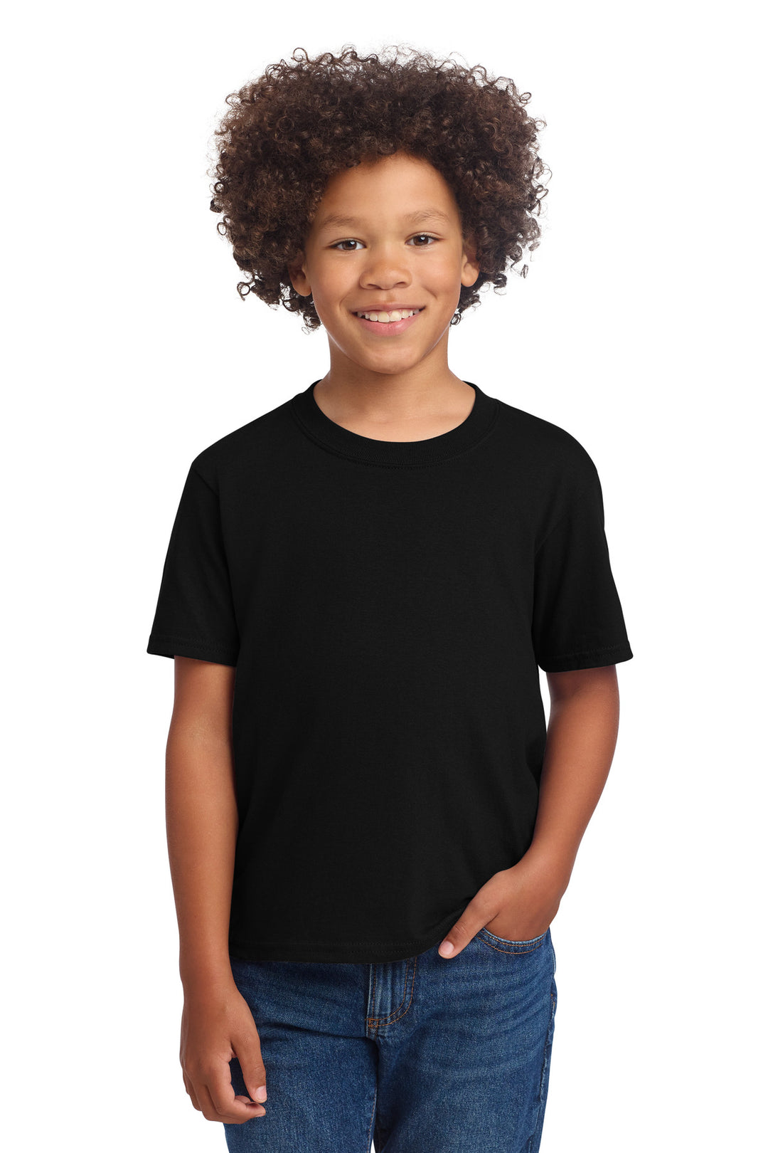 Port &amp; Co Youth Core Cotton DTG Tee