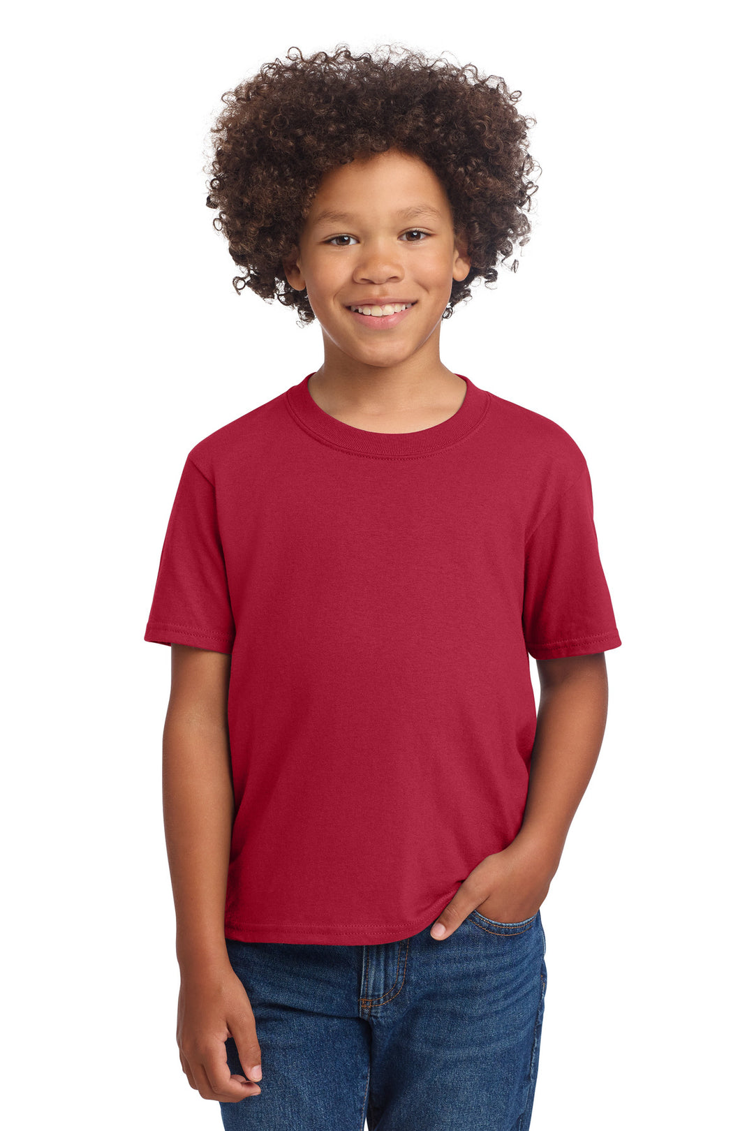 Port &amp; Co Youth Core Cotton DTG Tee