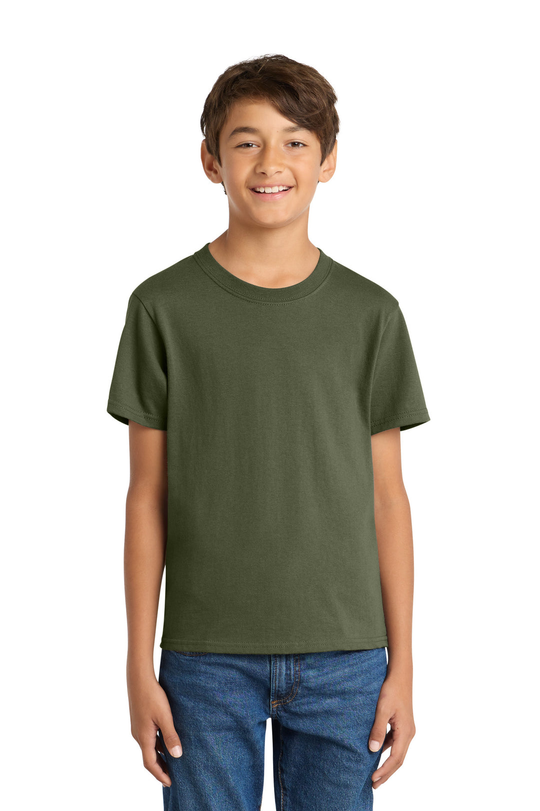 Port &amp; Co Youth Core Cotton Tee