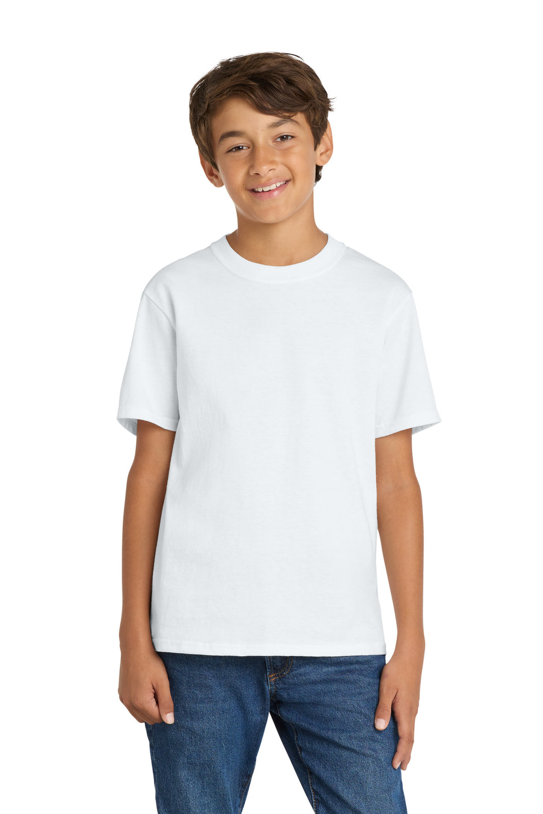 Port &amp; Co Youth Core Cotton Tee