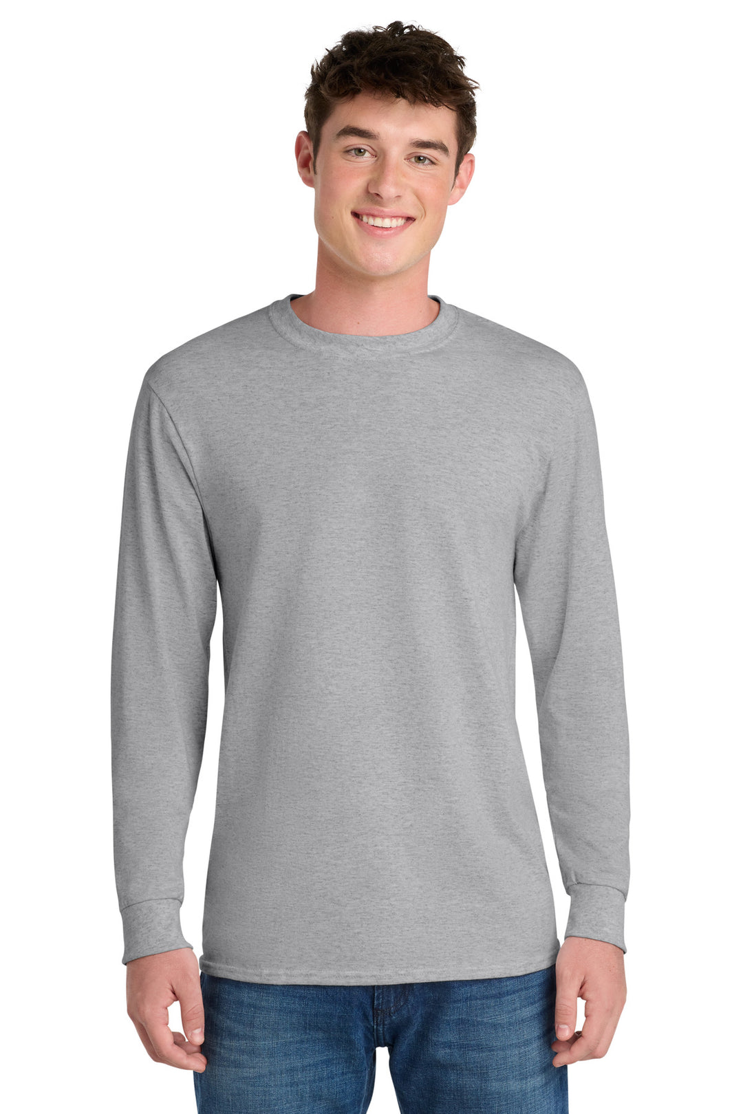 Port &amp; Co Tall Long Sleeve Core Blend Tee
