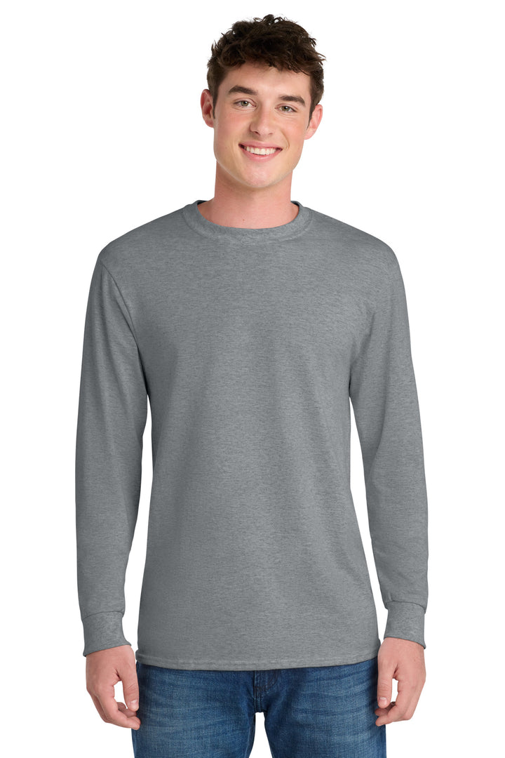 Port &amp; Co Tall Long Sleeve Core Blend Tee
