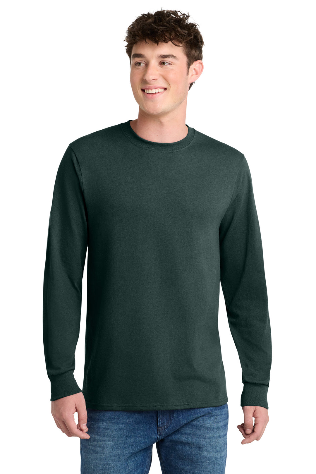 Port &amp; Co Tall Long Sleeve Core Blend Tee