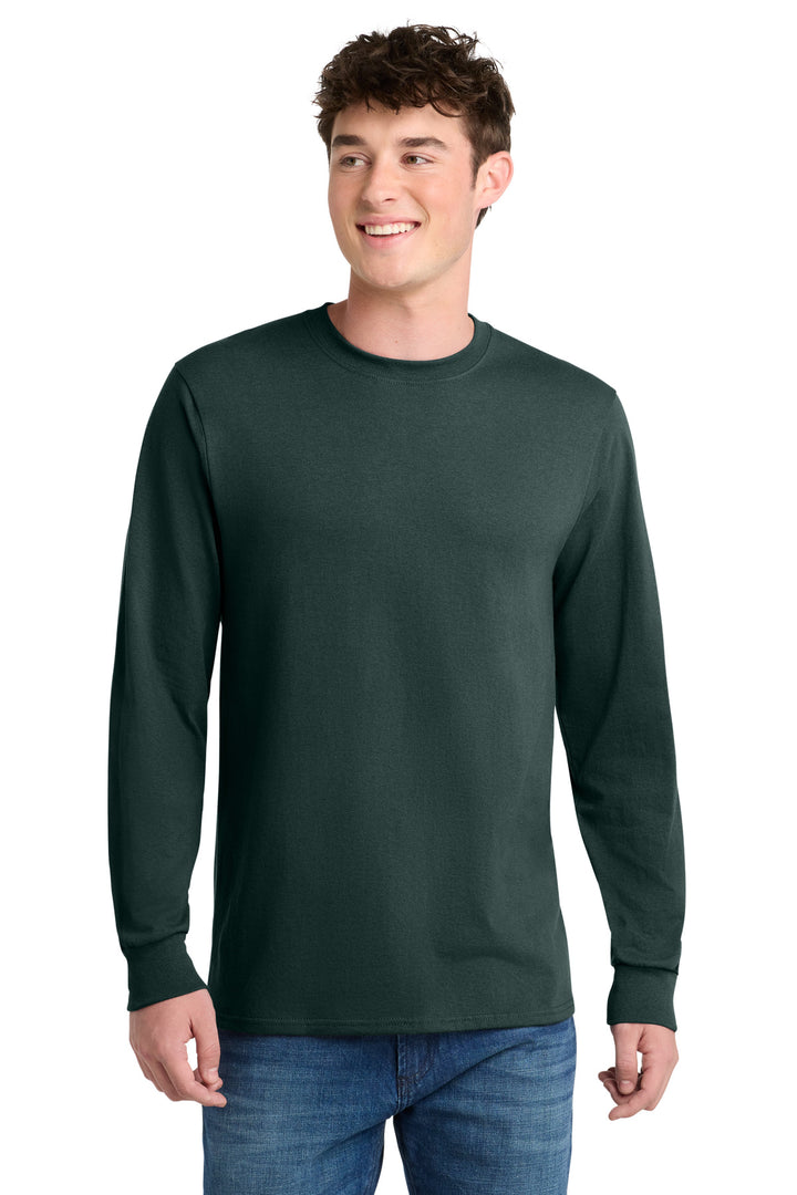 Port &amp; Co Tall Long Sleeve Core Blend Tee